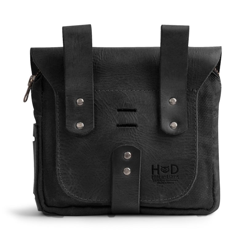 Hide & Drink  Survival Camping Pouch  Belt Loop  Rustic and Handy Tool Bag  Weather Resistant Outdoor Accessories  Traveling Essentials  Waxed Canvas  Handmade  Fatigue - Image 2